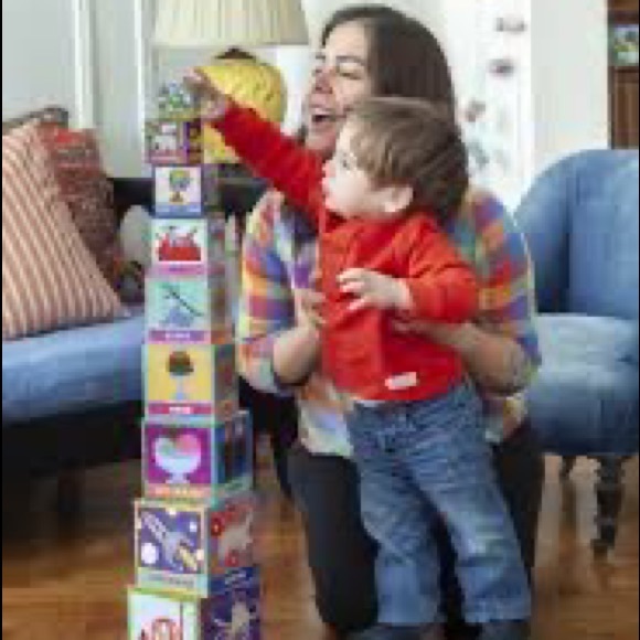 NIB eeBoo Wildlife tot Tower stacking boxes - Picture 6 of 6